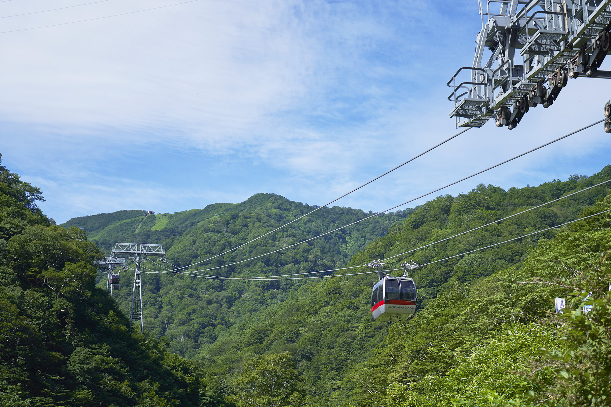 Mountaintop views via ropeway
