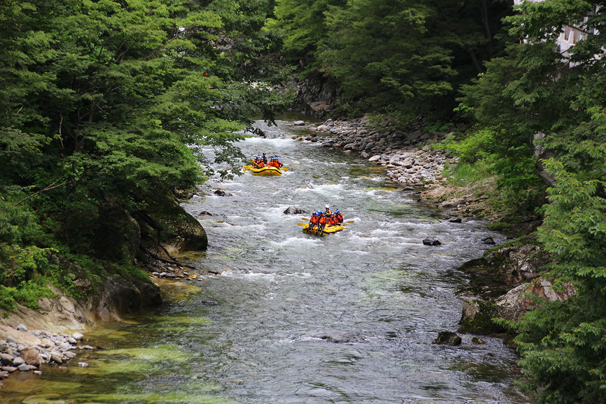 Rafting in Oze