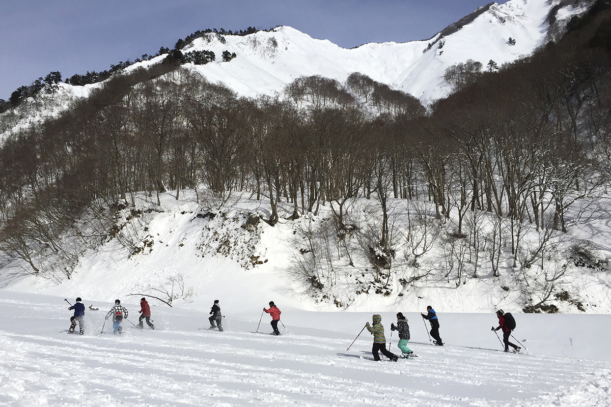 Snowshoeing in Minakami
