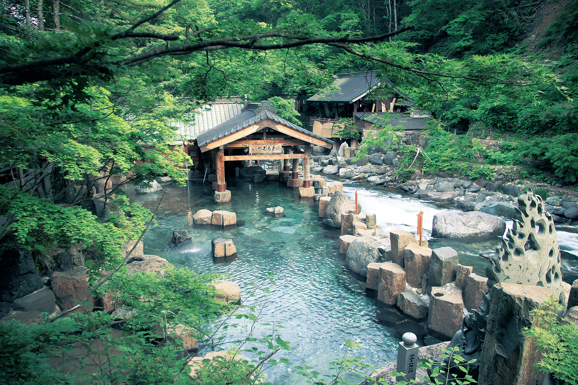 Japan’s largest outdoor onsen