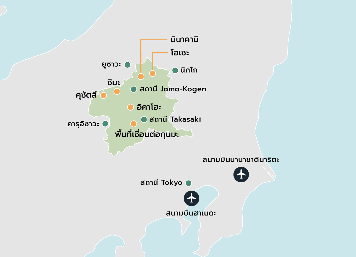 Gunma Map