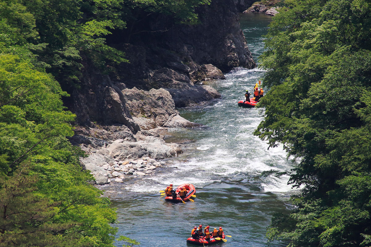 Rafting in Minakami