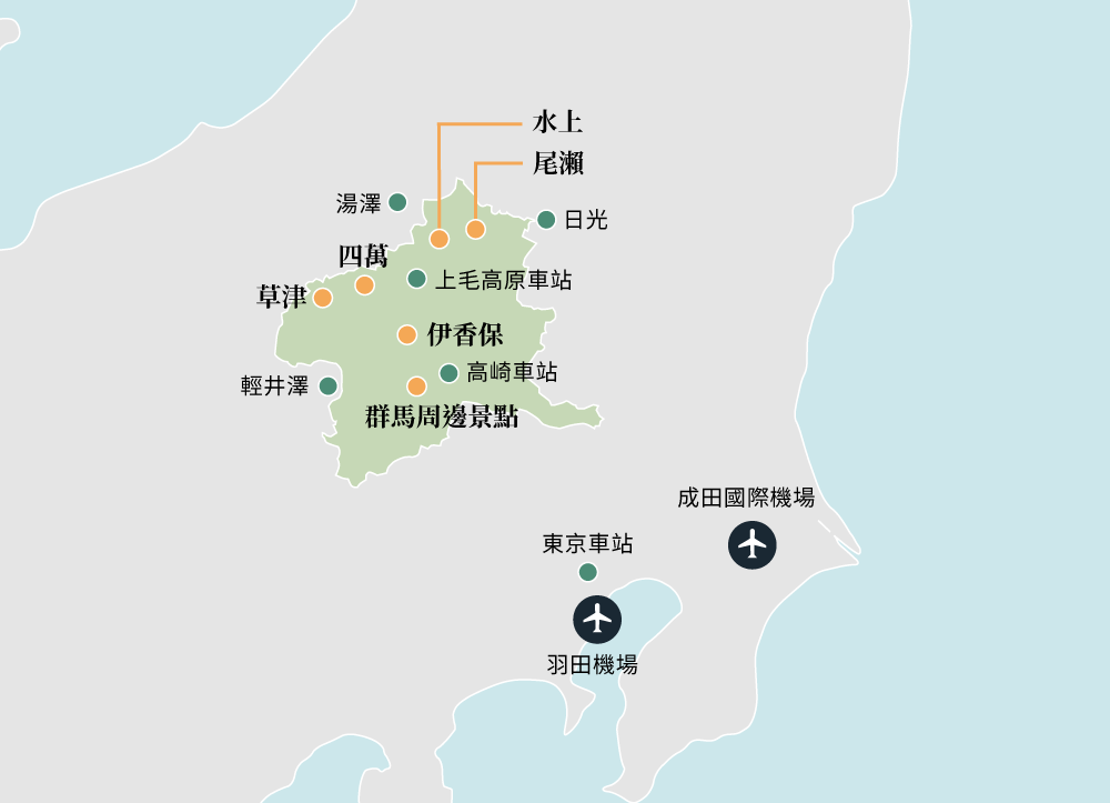 Gunma Map